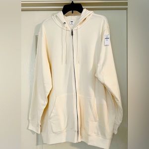 NWT Old Navy Relaxed Fit Hoodie Cream Color Plus Size 3X (US 22-24)